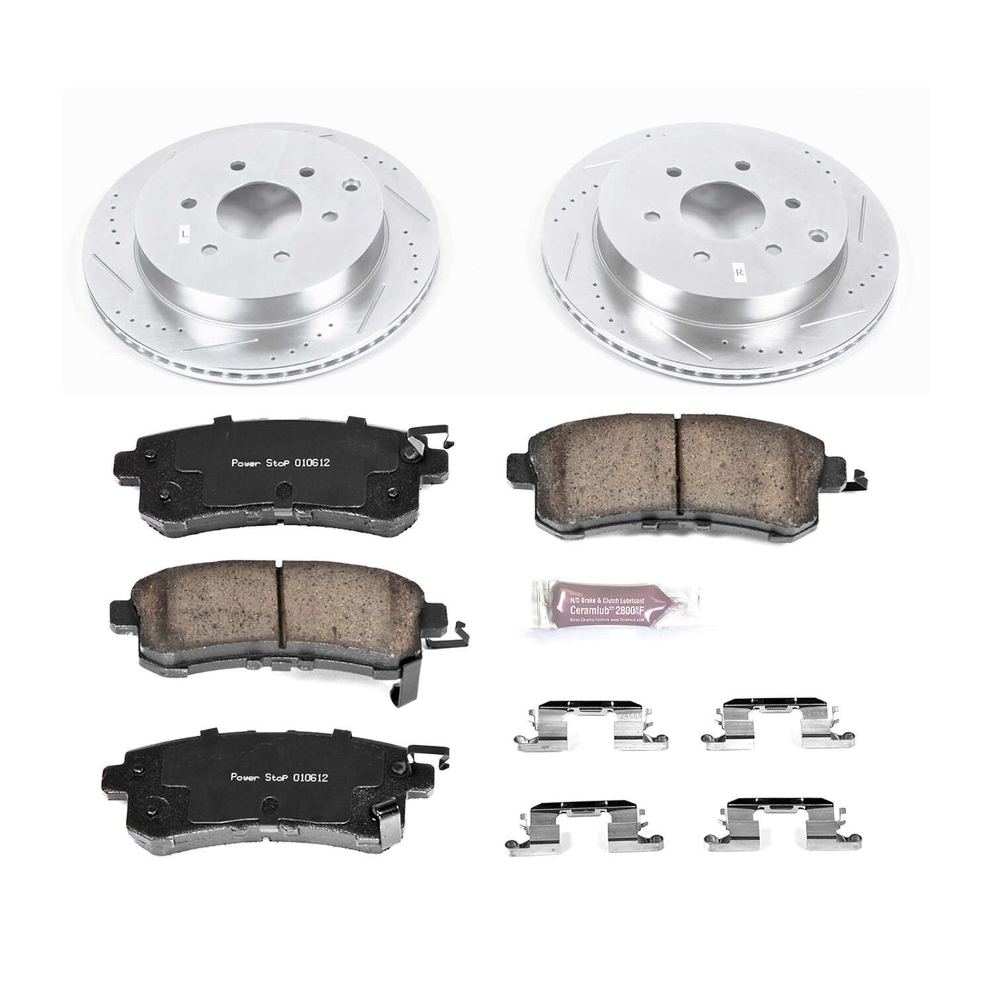 PowerStop Power Stop 11-13 Infiniti QX56 Rear Z23 Evolution Sport Brake Kit K6323