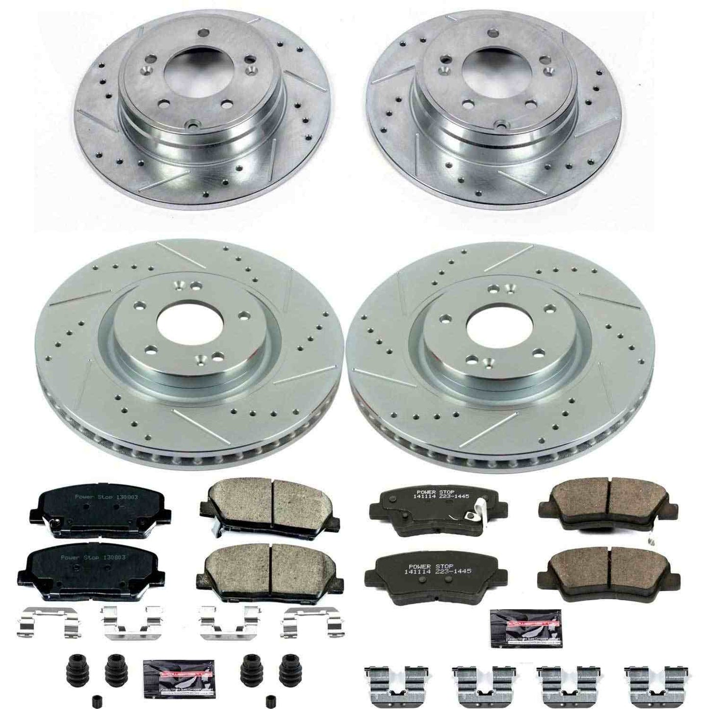 PowerStop Power Stop 11-15 Kia Optima Front & Rear Z23 Evolution Sport Brake Kit K6325