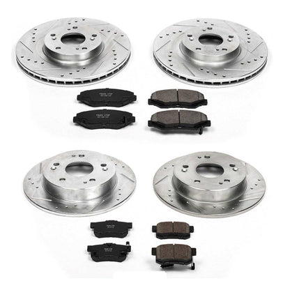 PowerStop Power Stop 13-15 Acura ILX Front & Rear Z23 Evolution Sport Brake Kit K6327