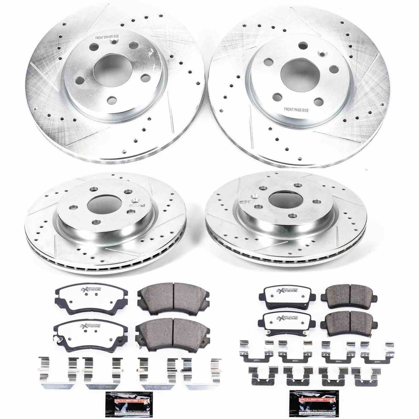 PowerStop Power Stop 2017 Buick Regal Front & Rear Z26 Street Warrior Brake Kit K6330-26