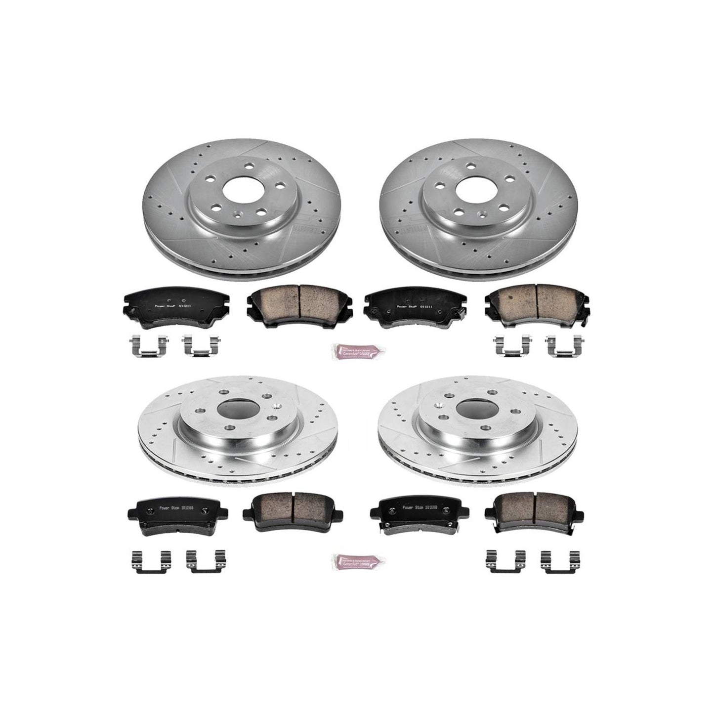 PowerStop Power Stop 2017 Buick Regal Front & Rear Z23 Evolution Sport Brake Kit K6330