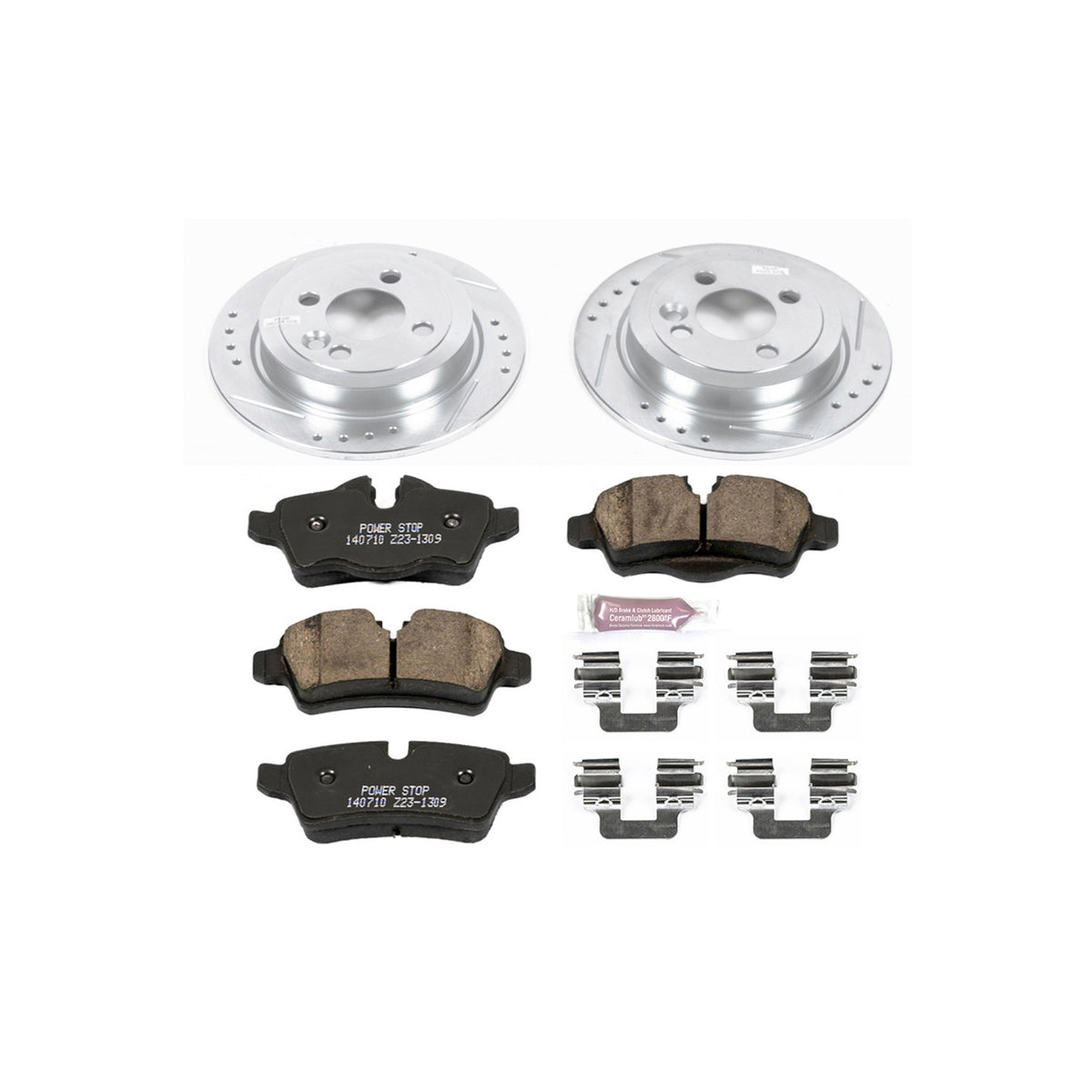 PowerStop Power Stop 11-16 Mini Cooper Rear Z23 Evolution Sport Brake Kit K6331