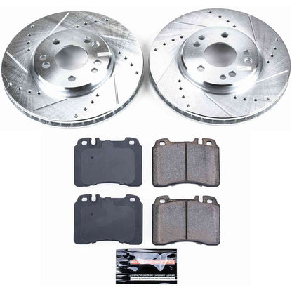 PowerStop Power Stop 92-93 Mercedes-Benz 500E Front Z23 Evolution Sport Brake Kit K6335