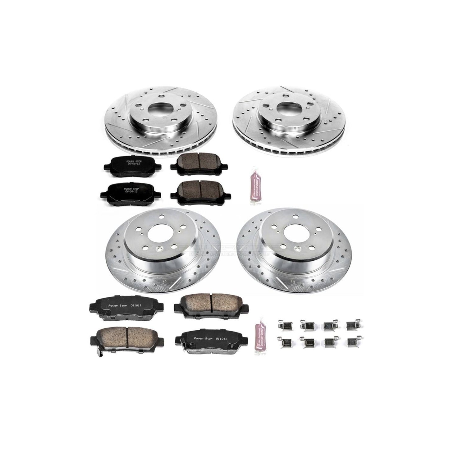 PowerStop Power Stop 98-99 Toyota Avalon Front & Rear Z23 Evolution Sport Brake Kit K6345