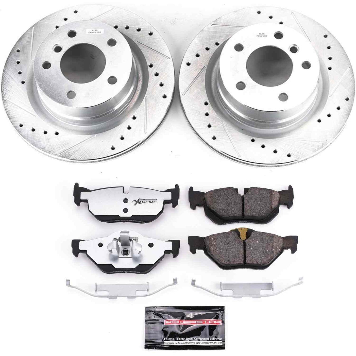 PowerStop Power Stop 10-13 BMW 128i Rear Z26 Street Warrior Brake Kit K6348-26