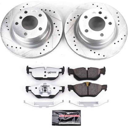 PowerStop Power Stop 10-13 BMW 128i Rear Z26 Street Warrior Brake Kit K6348-26