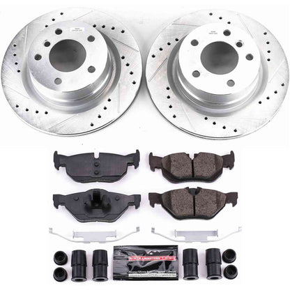 PowerStop Power Stop 10-13 BMW 128i Rear Z23 Evolution Sport Brake Kit K6348