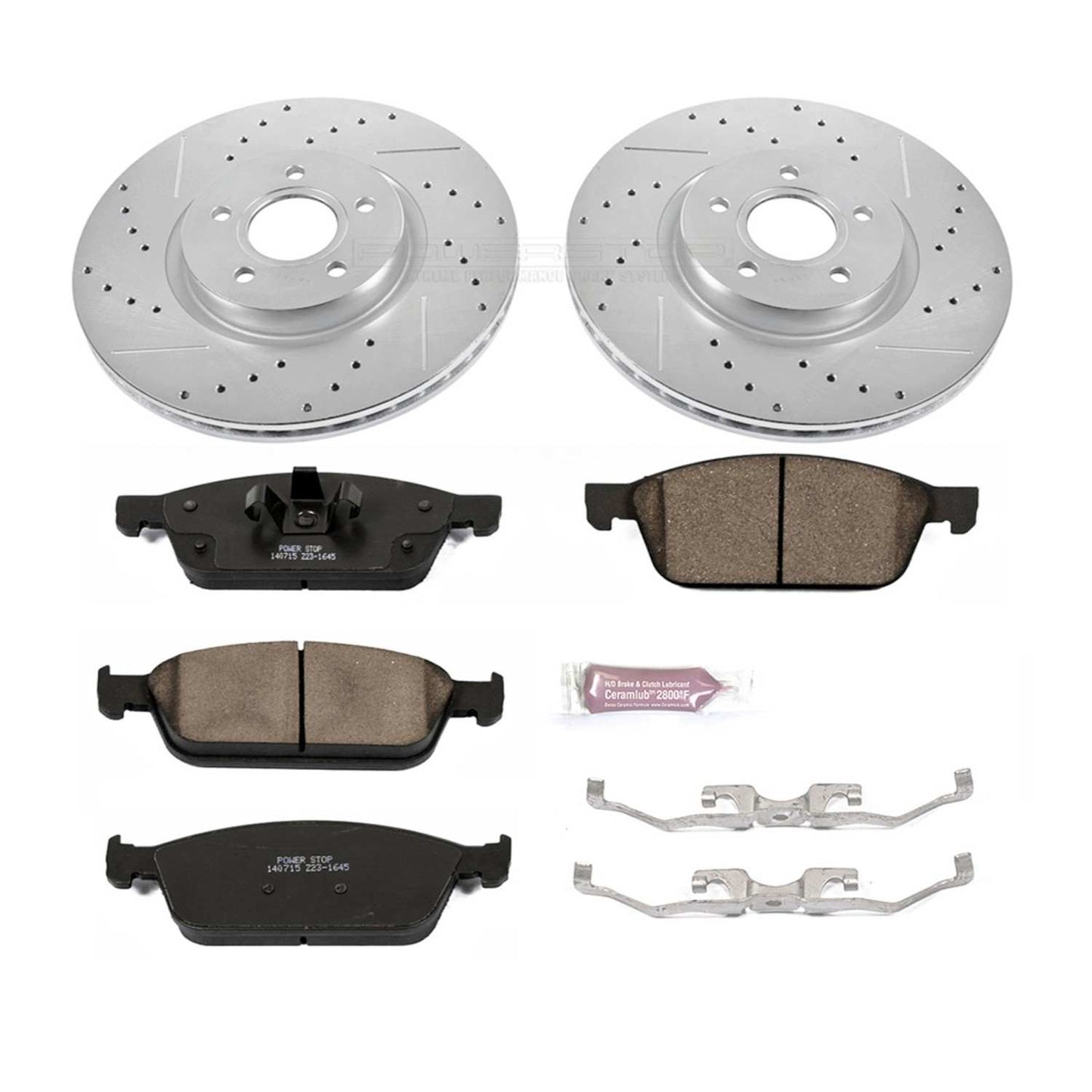 PowerStop Power Stop 13-19 Ford Escape Front Z23 Evolution Sport Brake Kit K6349