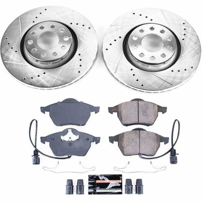 PowerStop Power Stop 97-99 Audi A8 Front Z23 Evolution Sport Brake Kit K634