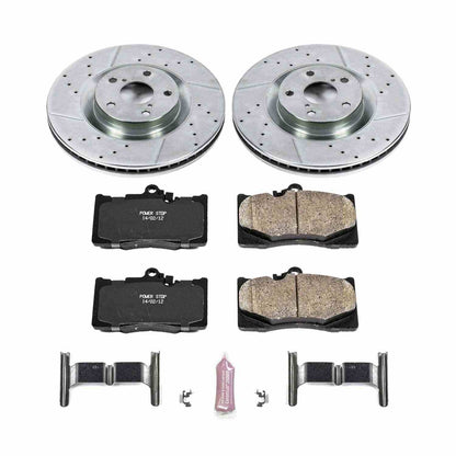 PowerStop Power Stop 16-17 Lexus GS200t Front Z23 Evolution Sport Brake Kit K6353