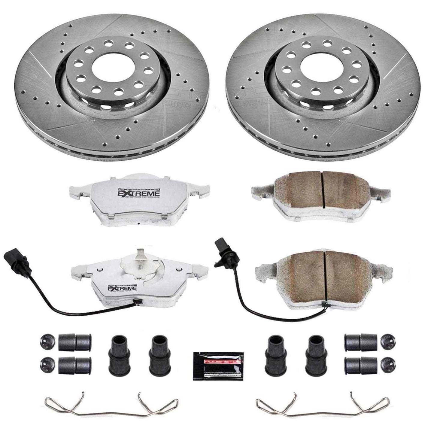 PowerStop Power Stop 02-05 Audi A4 Front Z26 Street Warrior Brake Kit K636-26