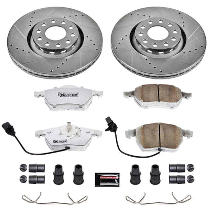 PowerStop Power Stop 02-05 Audi A4 Front Z26 Street Warrior Brake Kit K636-26