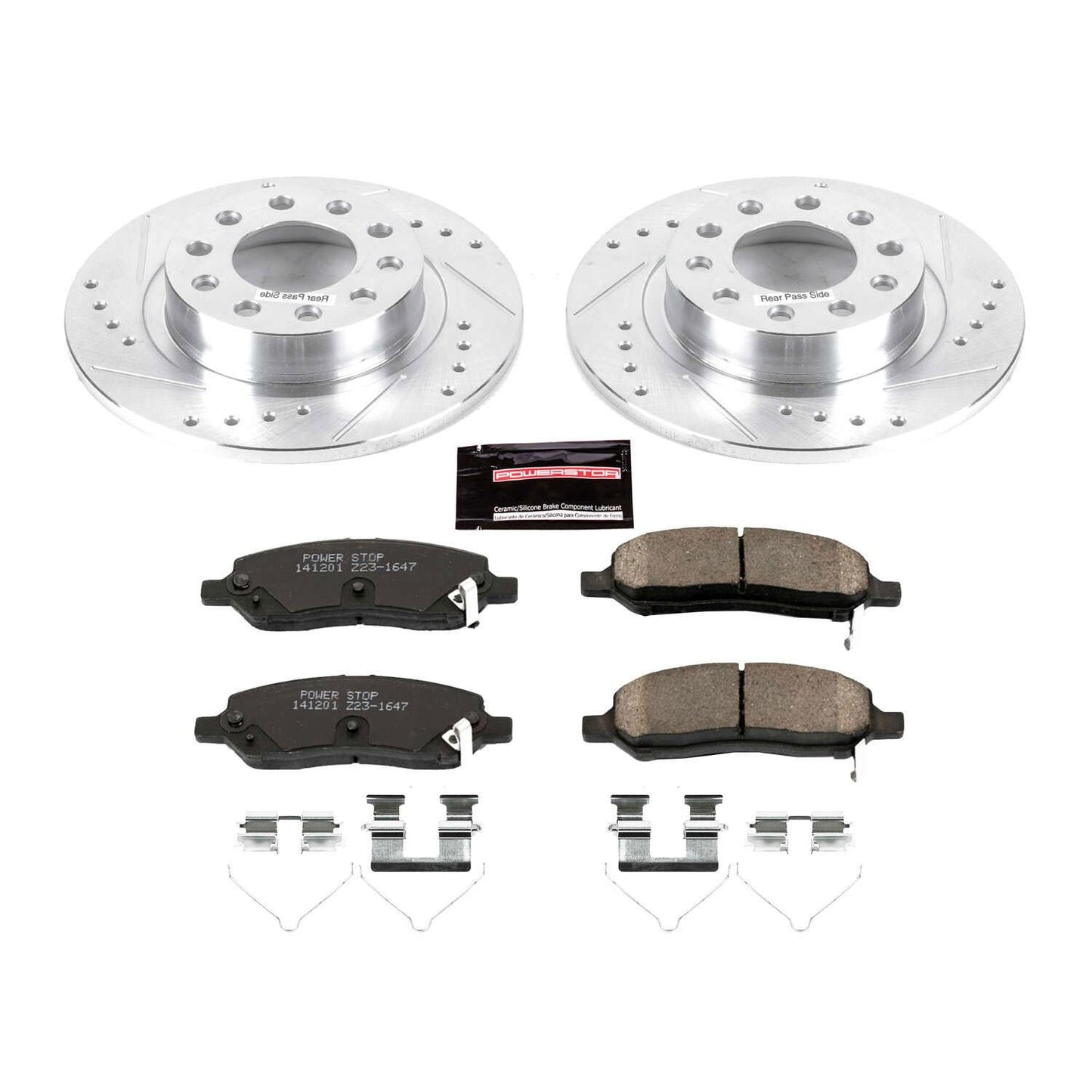 PowerStop Power Stop 13-16 Dodge Dart Rear Z23 Evolution Sport Brake Kit K6371