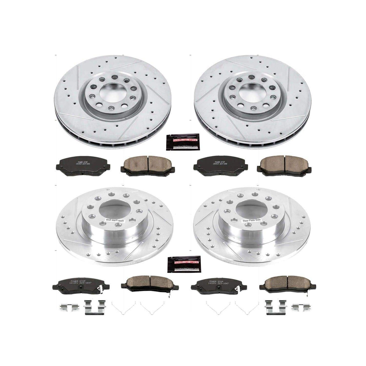 PowerStop Power Stop 13-16 Dodge Dart Front & Rear Z23 Evolution Sport Brake Kit K6373