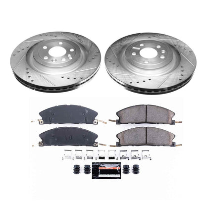 PowerStop Power Stop 13-19 Ford Explorer Front Z23 Evolution Sport Brake Kit K6374