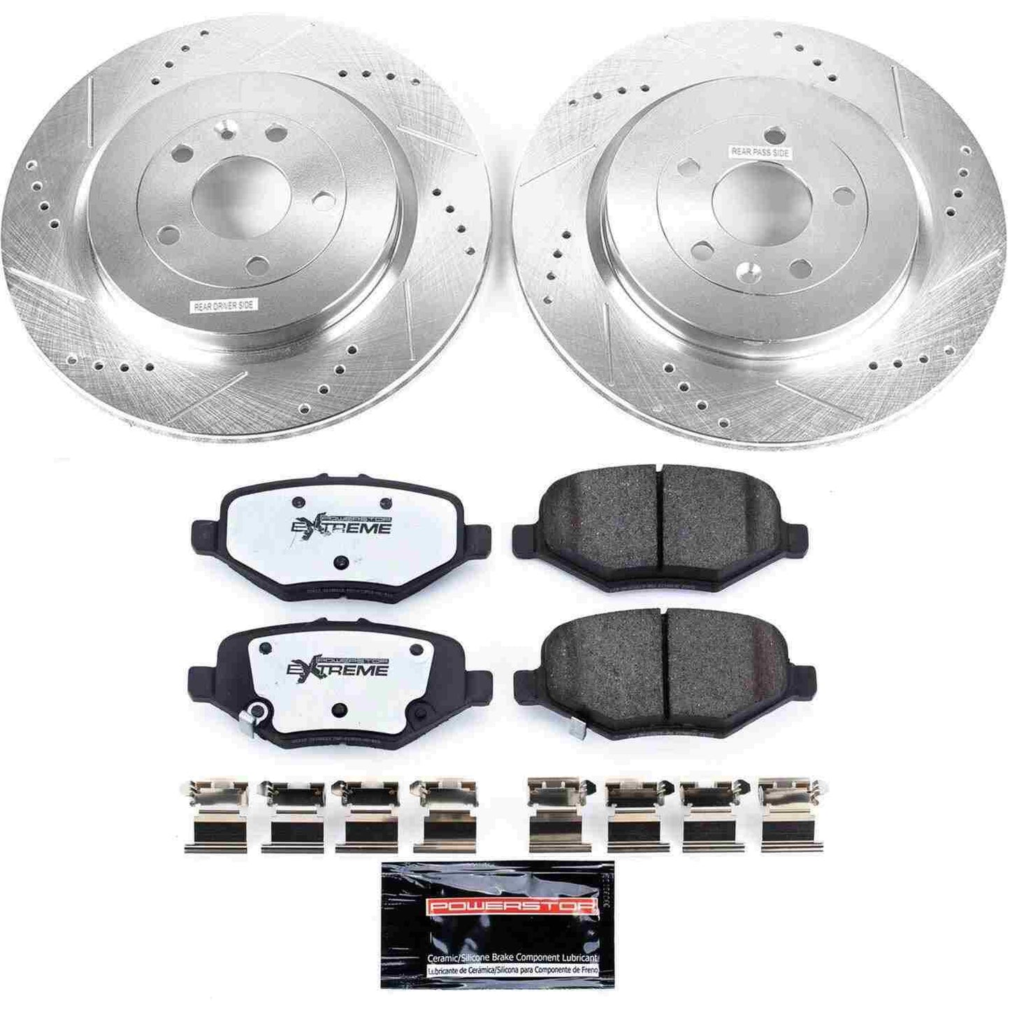 PowerStop Power Stop 13-19 Ford Explorer Rear Z36 Truck & Tow Brake Kit K6376-36