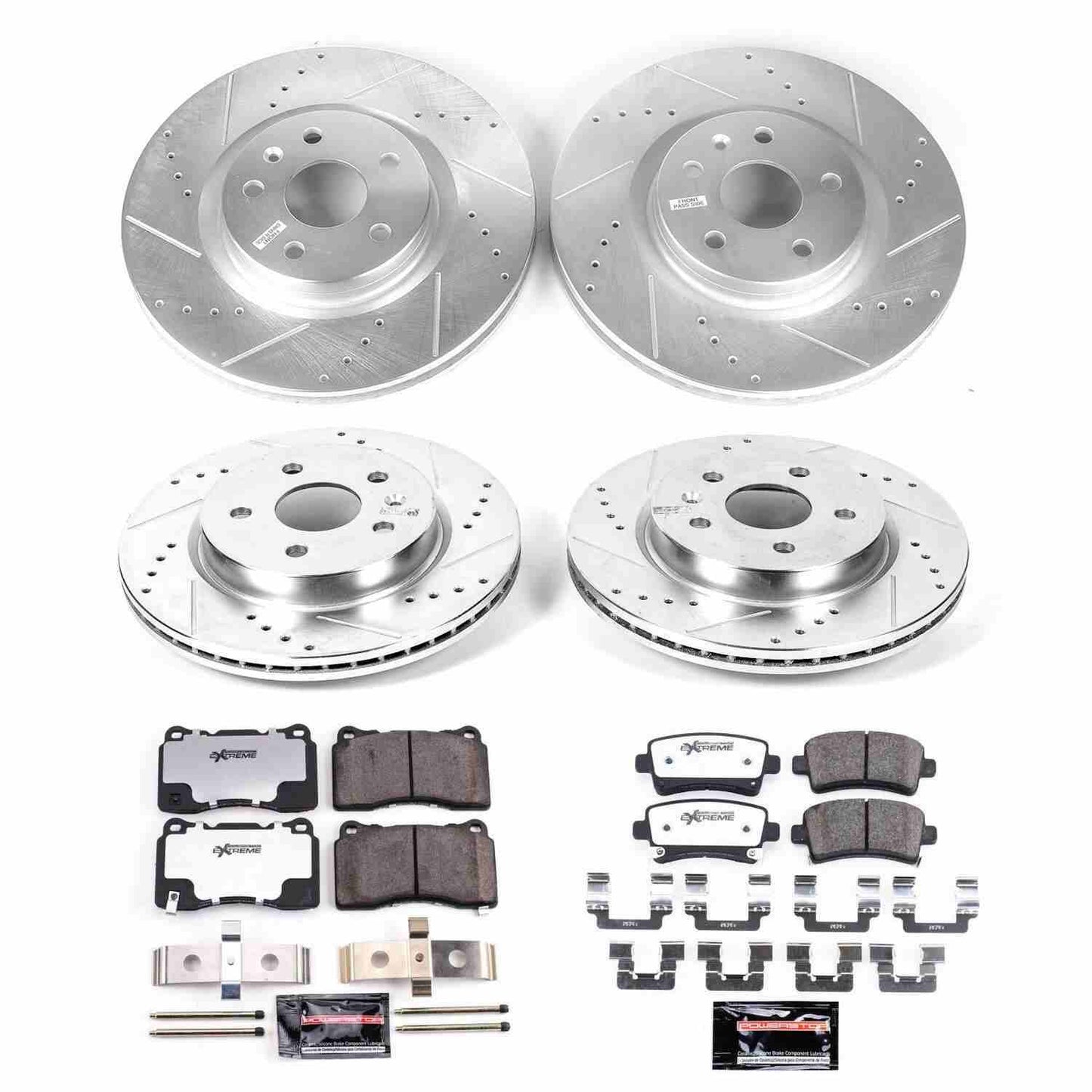 PowerStop Power Stop 14-17 Buick Regal Front & Rear Z26 Street Warrior Brake Kit K6392-26