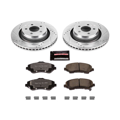 PowerStop Power Stop 09-11 Dodge Nitro Front Z36 Truck & Tow Brake Kit K6395-36