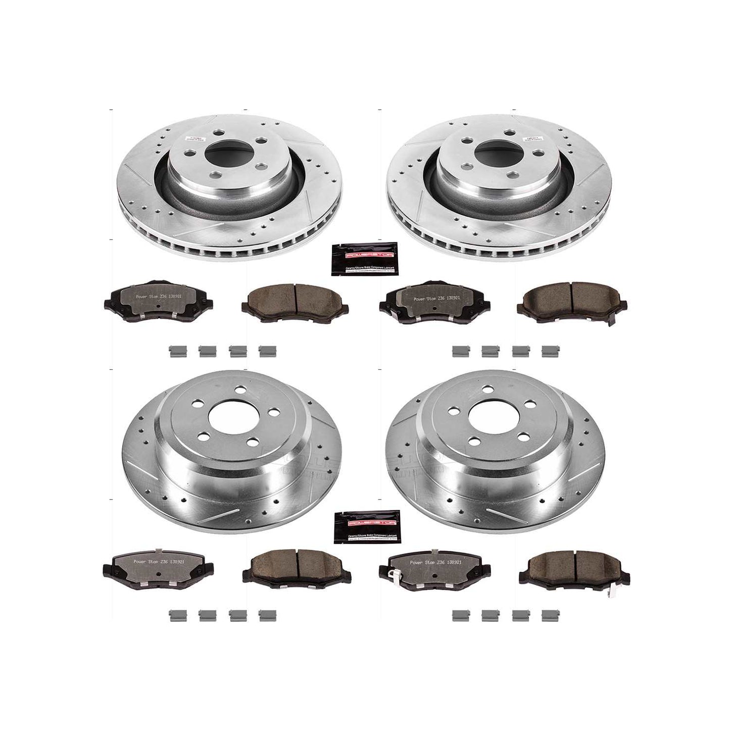PowerStop Power Stop 09-11 Dodge Nitro Front & Rear Z36 Truck & Tow Brake Kit K6396-36