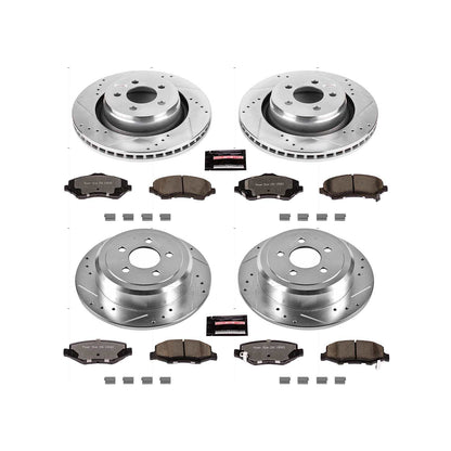 PowerStop Power Stop 09-11 Dodge Nitro Front & Rear Z36 Truck & Tow Brake Kit K6396-36