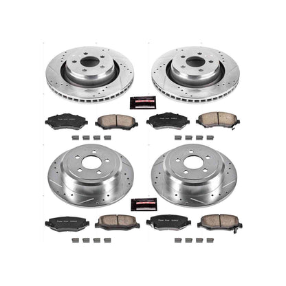 PowerStop Power Stop 09-11 Dodge Nitro Front & Rear Z23 Evolution Sport Brake Kit K6396