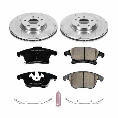 PowerStop Power Stop 13-19 Ford Fusion Front Z23 Evolution Sport Brake Kit K6399