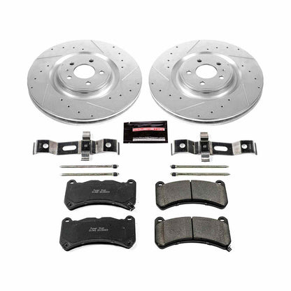 PowerStop Power Stop 13-14 Ford Mustang Front Z23 Evolution Sport Brake Kit K6400
