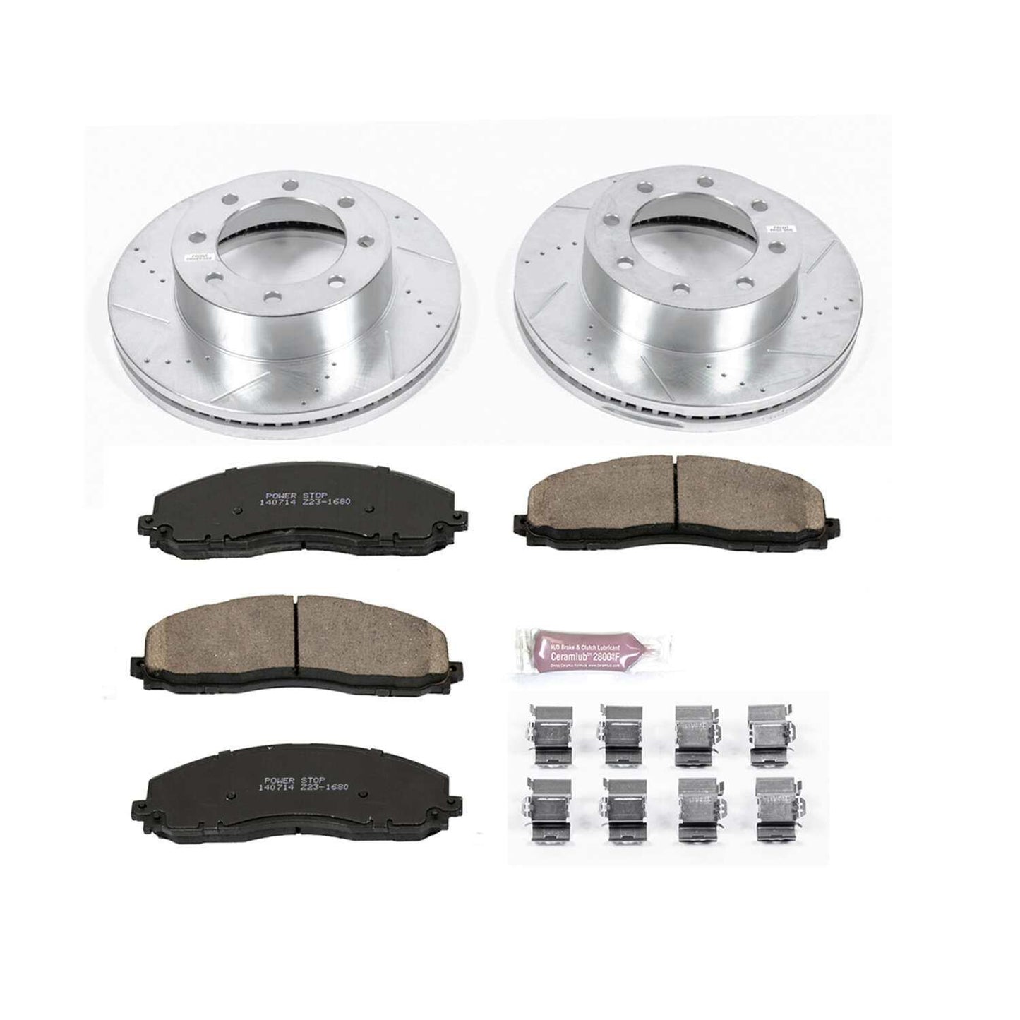 PowerStop Power Stop 13-19 Ford F-250 Super Duty Front Z23 Evolution Sport Brake Kit K6403