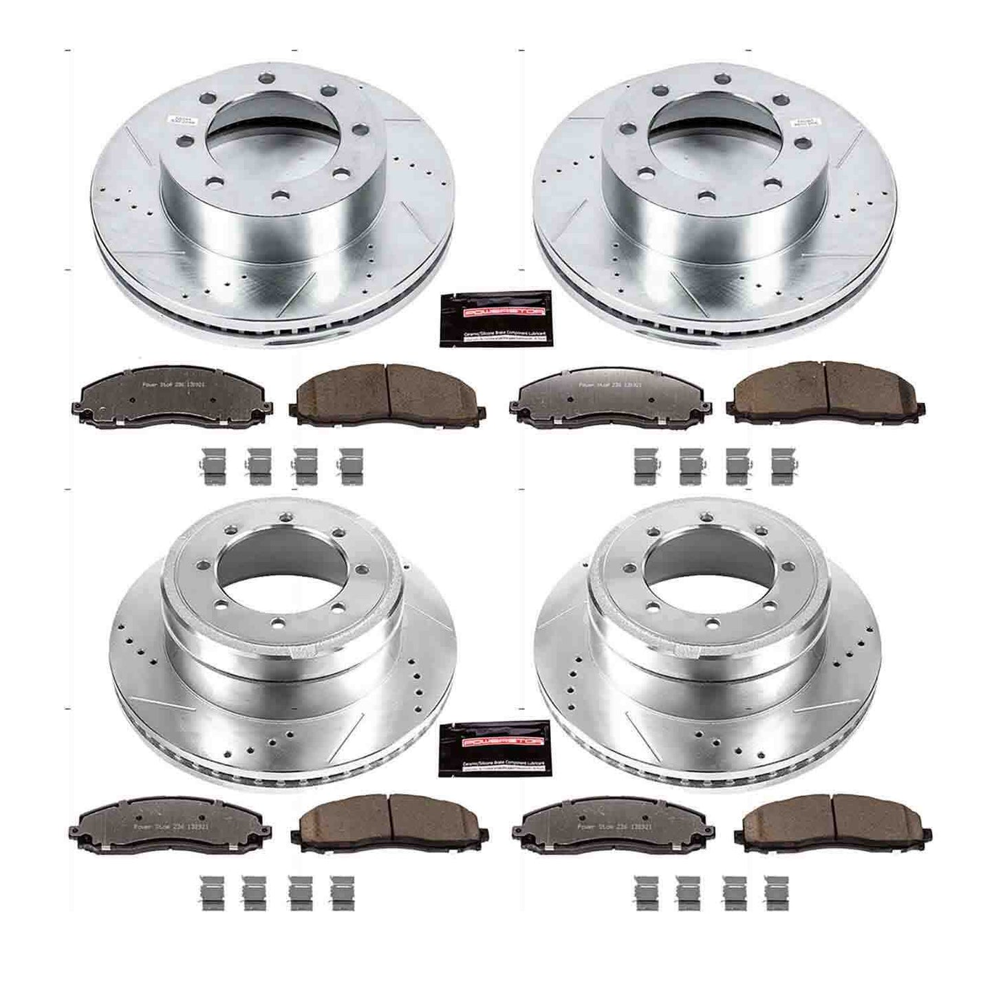PowerStop Power Stop 13-19 Ford F-350 Super Duty Front & Rear Z36 Truck & Tow Brake Kit K6404-36