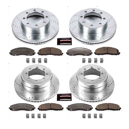 PowerStop Power Stop 13-19 Ford F-350 Super Duty Front & Rear Z36 Truck & Tow Brake Kit K6404-36