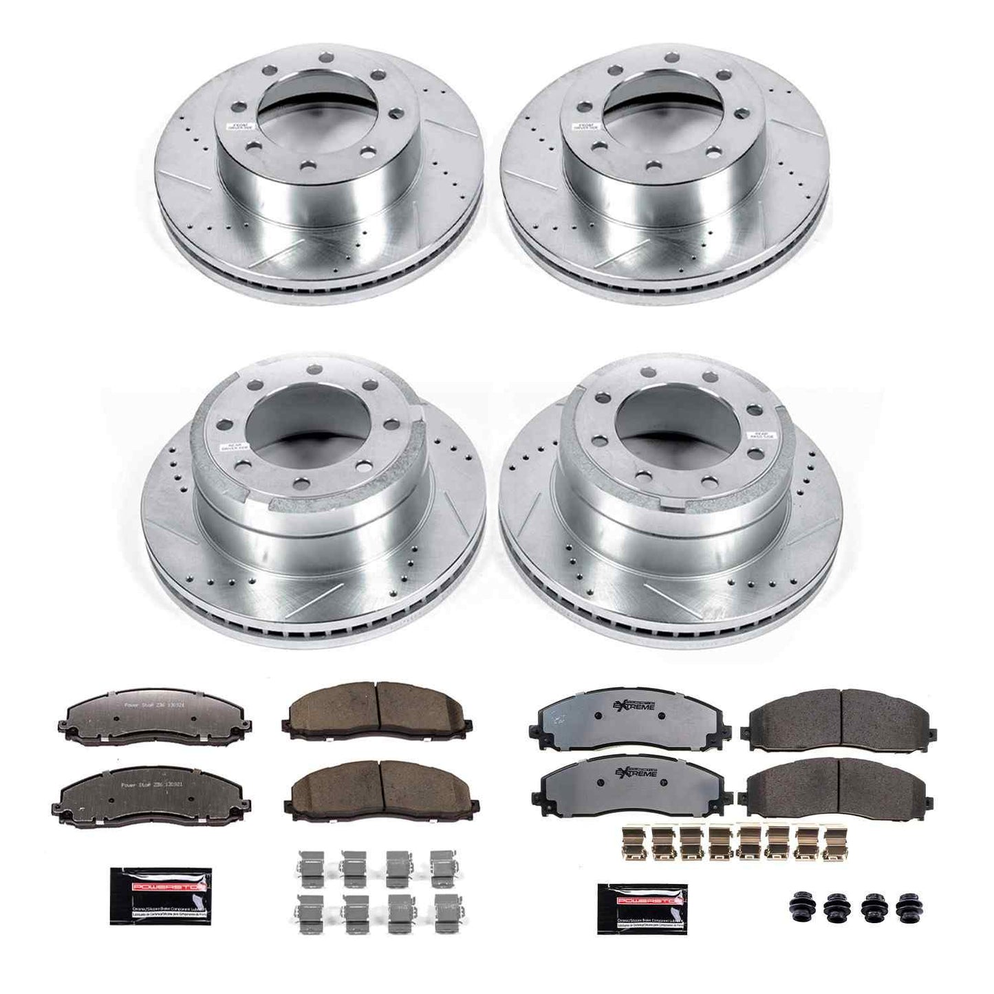 PowerStop Power Stop 13-19 Ford F-250 Super Duty Front & Rear Z36 Truck & Tow Brake Kit K6405-36