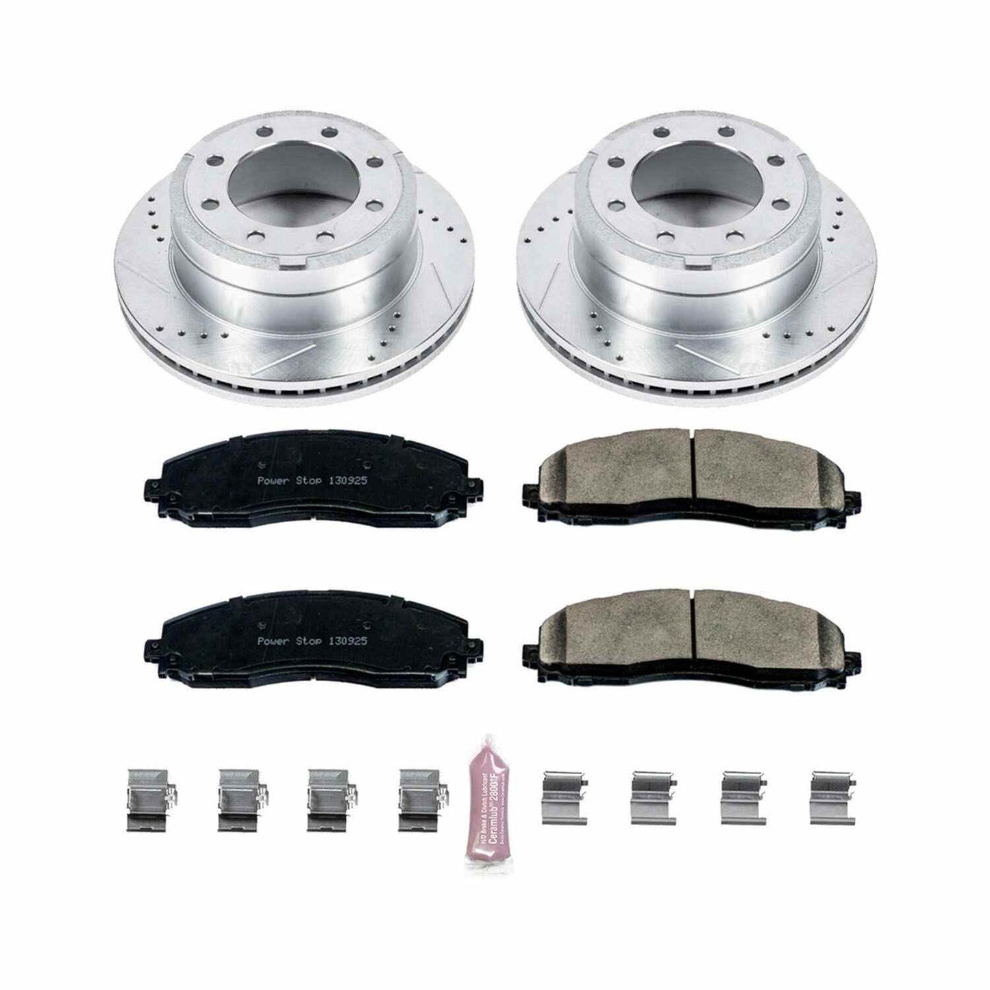 PowerStop Power Stop 12-19 Ford F-250 Super Duty Rear Z23 Evolution Sport Brake Kit K6407