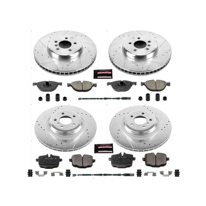 PowerStop Power Stop 10-15 BMW 550i GT Front & Rear Z23 Evolution Sport Brake Kit K6415