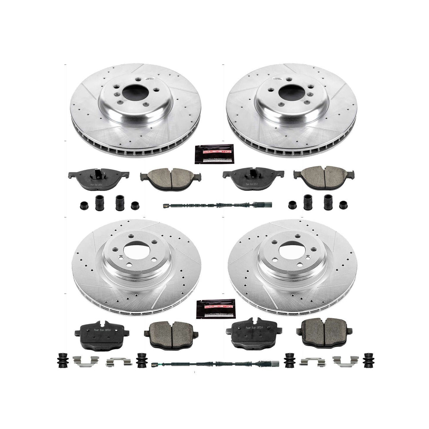 PowerStop Power Stop 10-15 BMW 550i GT Front & Rear Z23 Evolution Sport Brake Kit K6415
