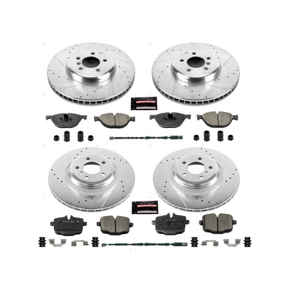 PowerStop Power Stop 10-15 BMW 550i GT Front & Rear Z23 Evolution Sport Brake Kit K6415