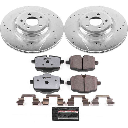 PowerStop Power Stop 10-15 BMW 550i GT Rear Z26 Street Warrior Brake Kit K6416-26