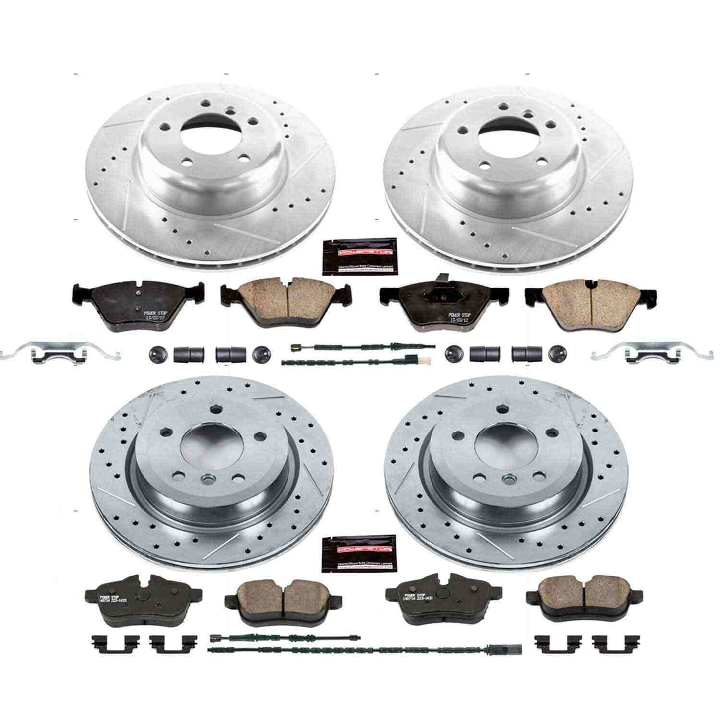 PowerStop Power Stop 11-16 BMW Z4 Front & Rear Z23 Evolution Sport Brake Kit K6417