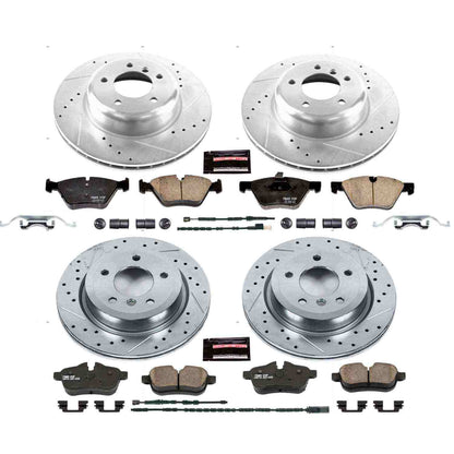 PowerStop Power Stop 11-16 BMW Z4 Front & Rear Z23 Evolution Sport Brake Kit K6417