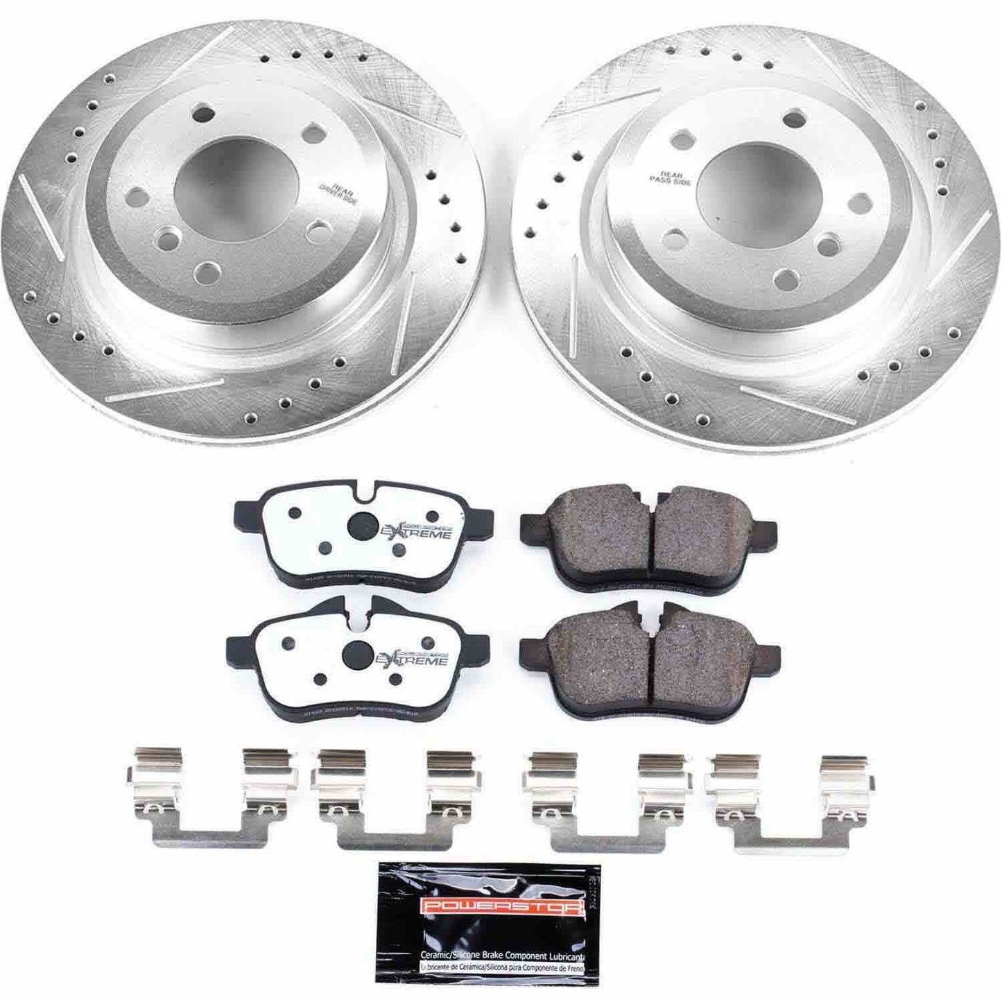 PowerStop Power Stop 11-16 BMW Z4 Rear Z26 Street Warrior Brake Kit K6419-26