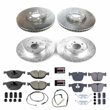 PowerStop Power Stop 11-15 BMW 740i Front & Rear Z23 Evolution Sport Brake Kit K6421