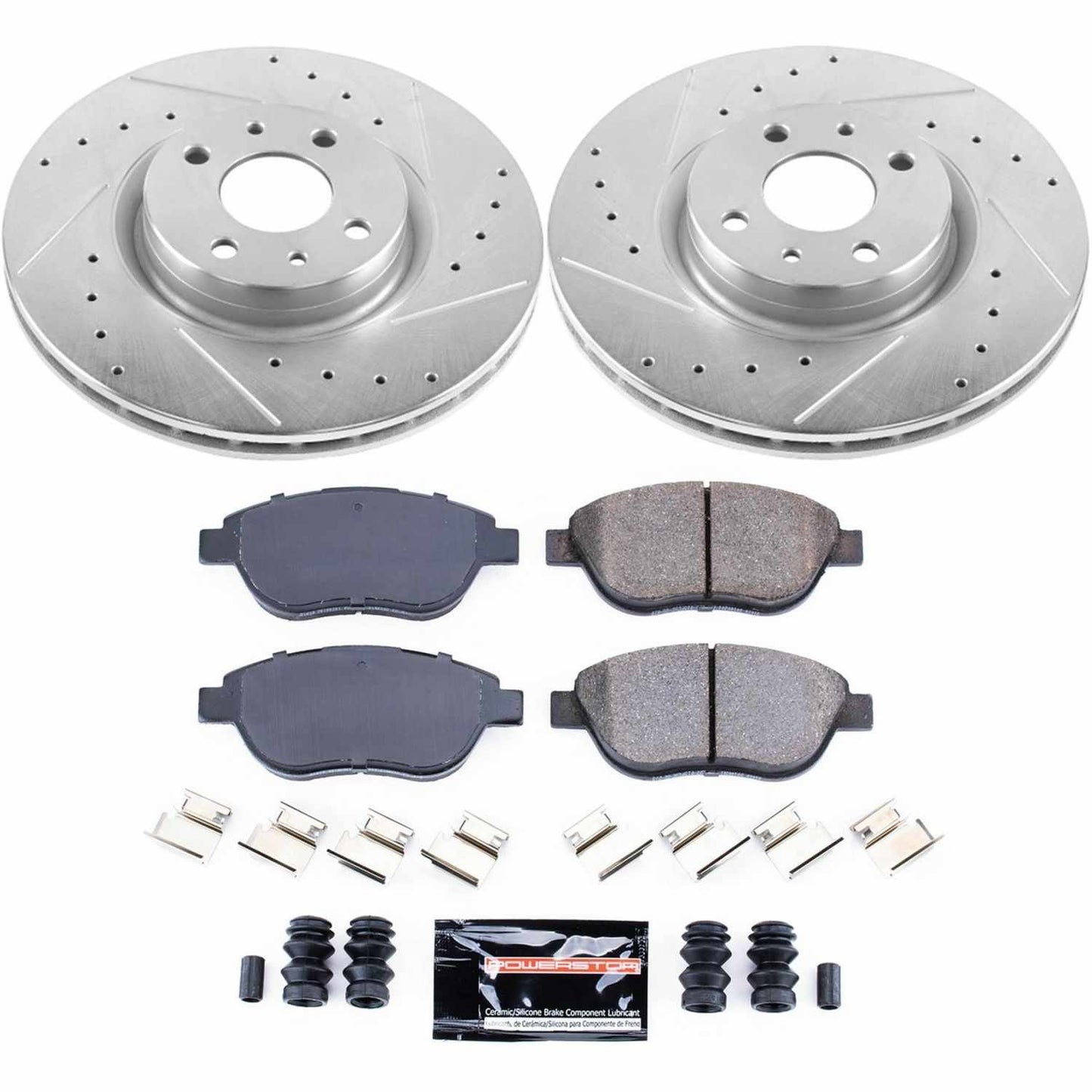 PowerStop Power Stop 12-18 Fiat 500 Front Z23 Evolution Sport Brake Kit K6426