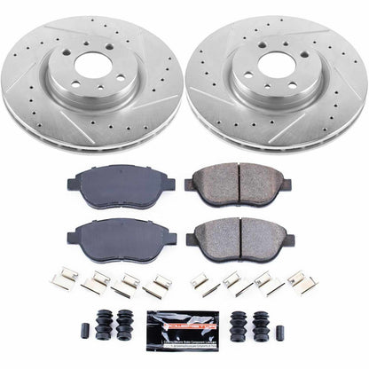 PowerStop Power Stop 12-18 Fiat 500 Front Z23 Evolution Sport Brake Kit K6426