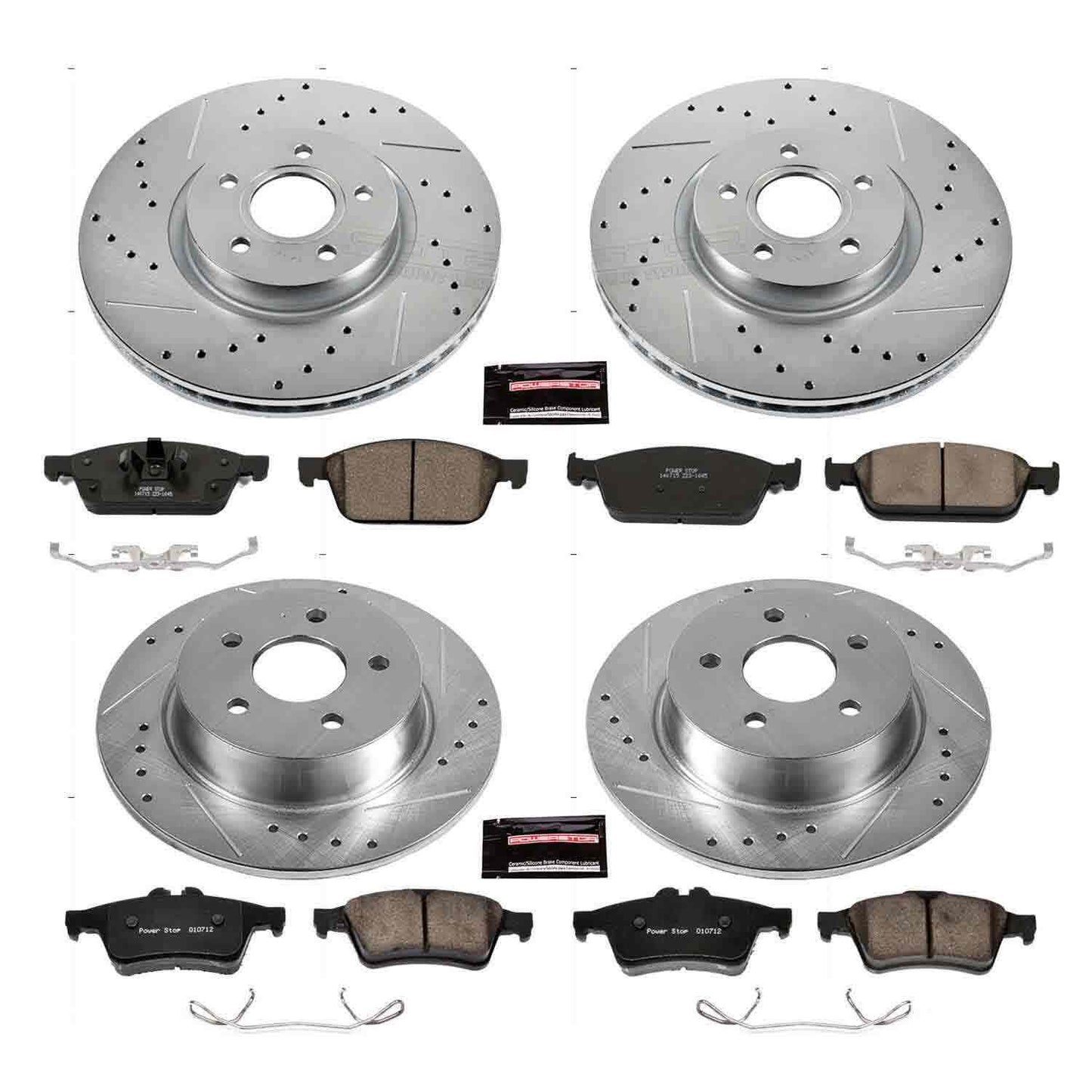 PowerStop Power Stop 13-16 Ford Escape Front & Rear Z23 Evolution Sport Brake Kit K6478