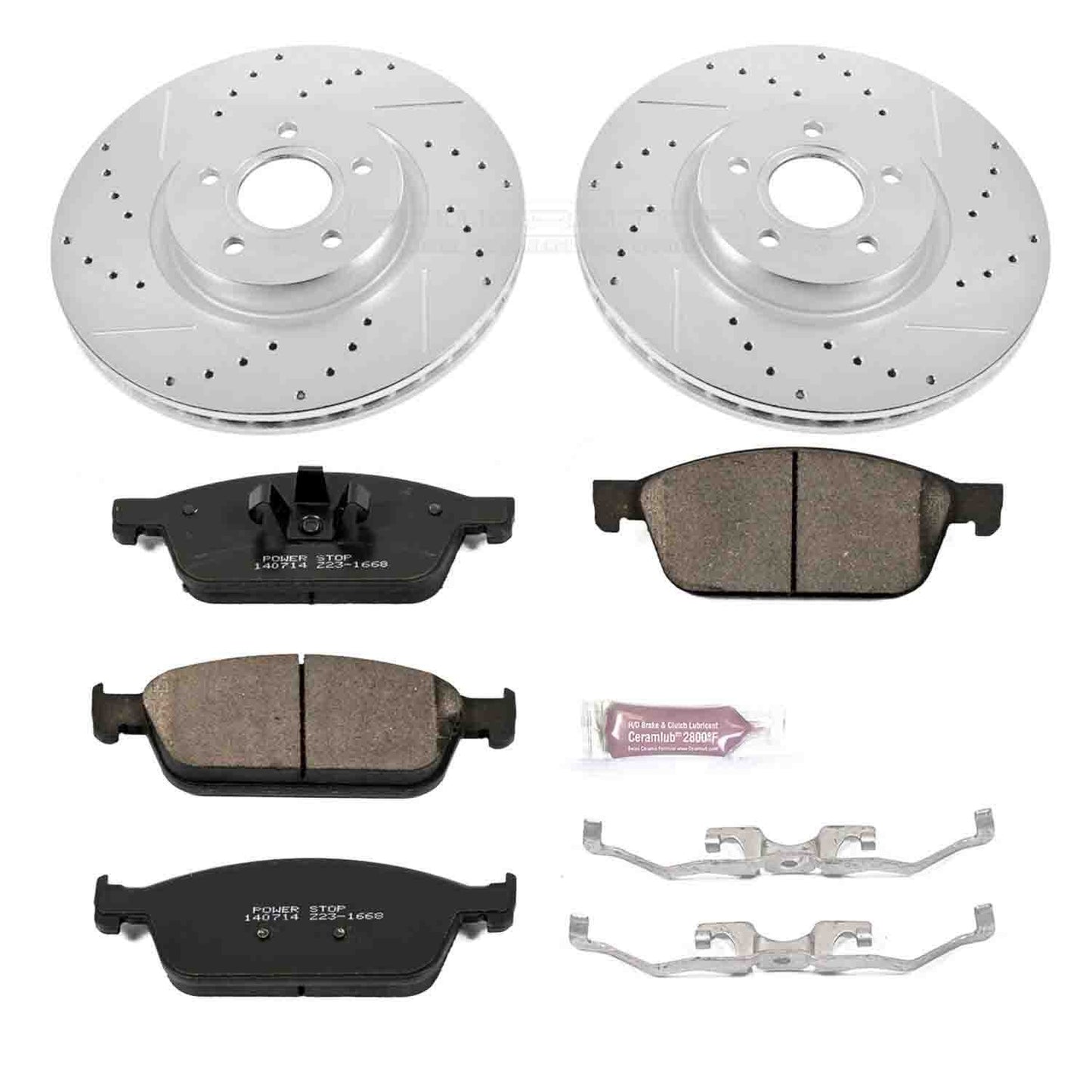PowerStop Power Stop 13-14 Ford Focus Front Z23 Evolution Sport Brake Kit K6479