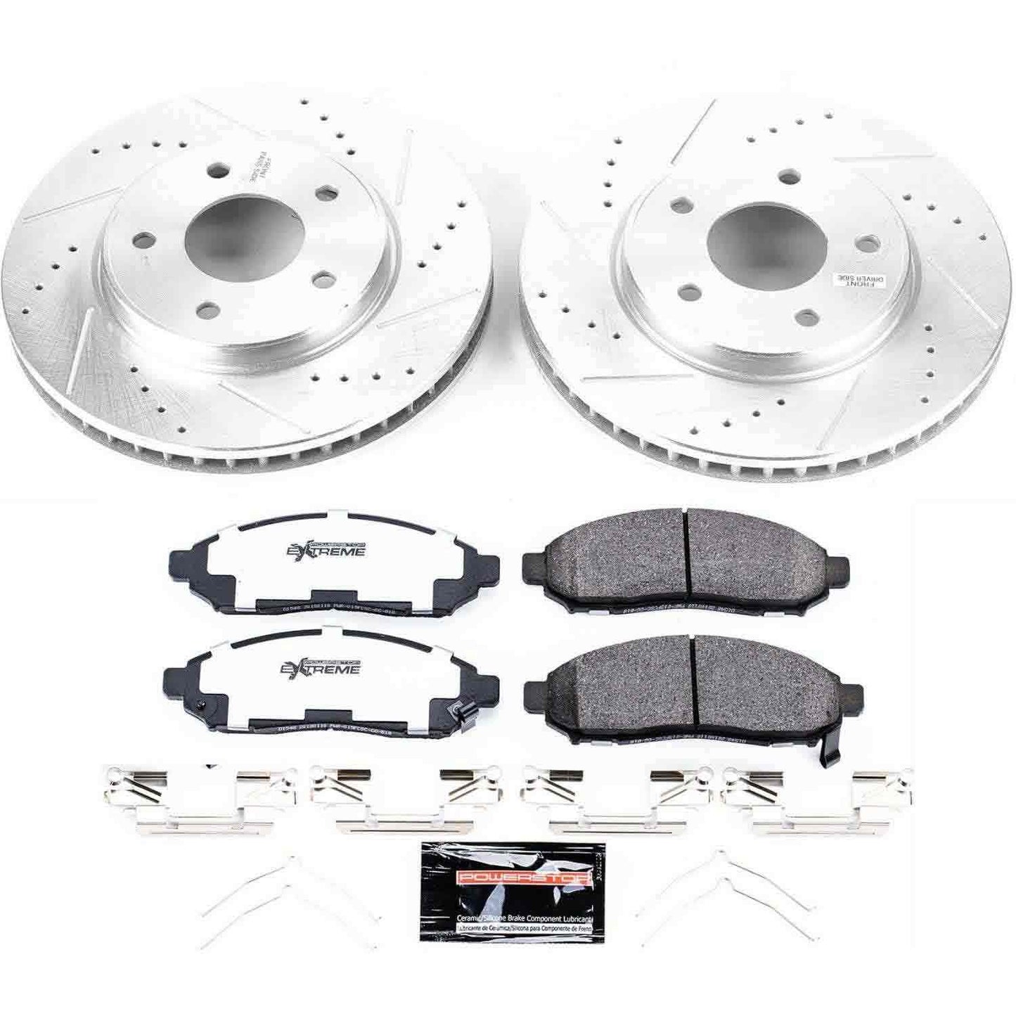 PowerStop Power Stop 15-17 Chevrolet City Express Front Z36 Truck & Tow Brake Kit K6492-36