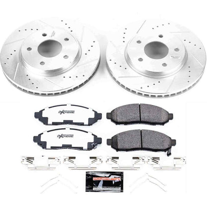 PowerStop Power Stop 15-17 Chevrolet City Express Front Z36 Truck & Tow Brake Kit K6492-36
