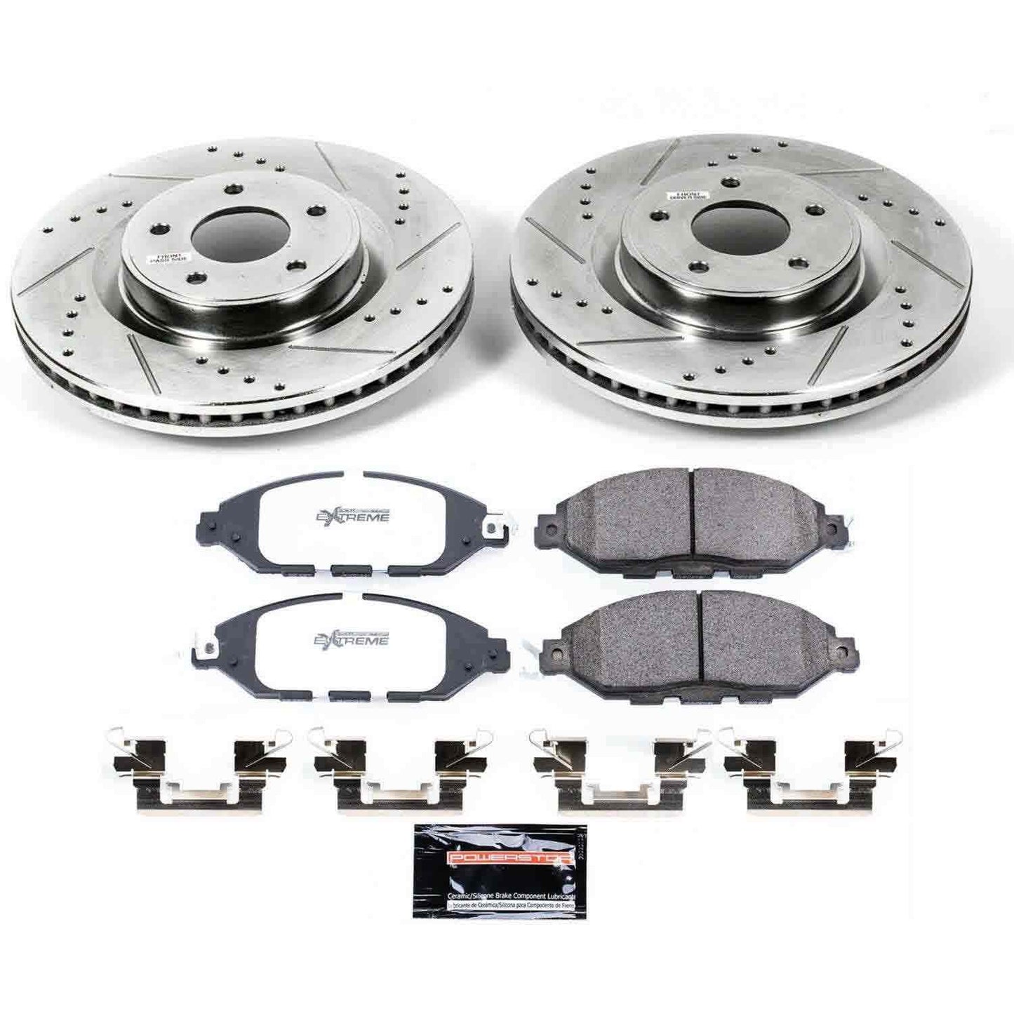 PowerStop Power Stop 2013 Infiniti JX35 Front Z36 Truck & Tow Brake Kit K6496-36