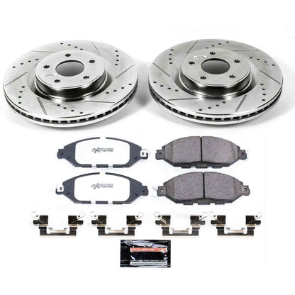 PowerStop Power Stop 2013 Infiniti JX35 Front Z36 Truck & Tow Brake Kit K6496-36