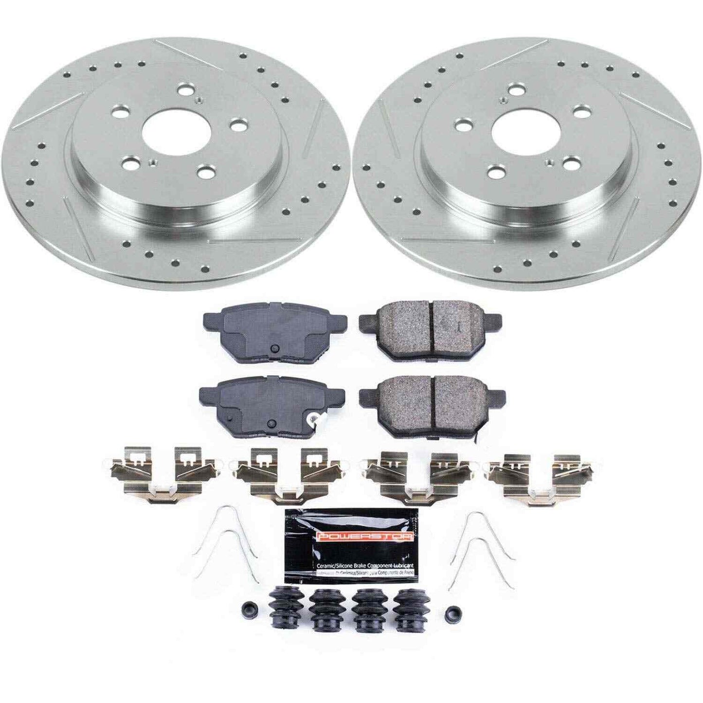PowerStop Power Stop 11-17 Lexus CT200h Rear Z23 Evolution Sport Brake Kit K6498