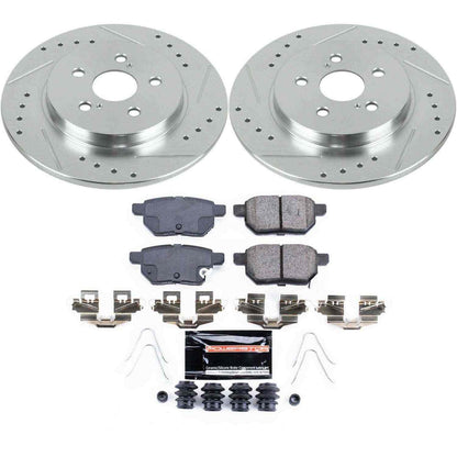 PowerStop Power Stop 11-17 Lexus CT200h Rear Z23 Evolution Sport Brake Kit K6498
